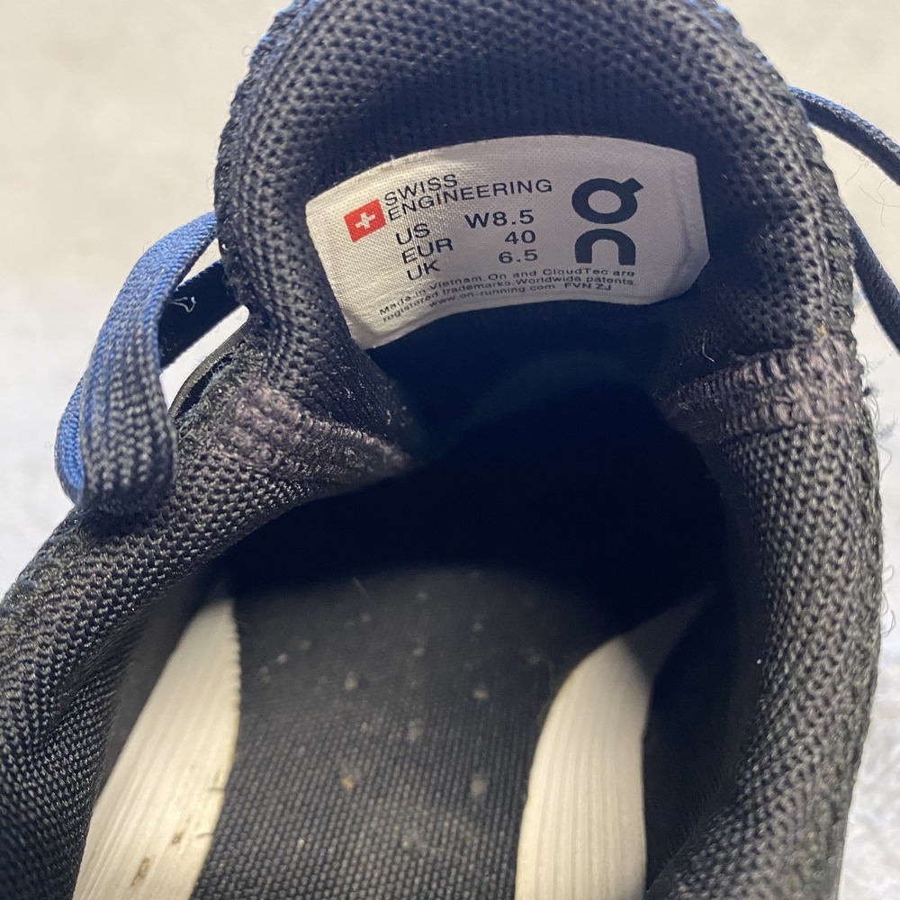 On Running‎ Cloudswift Womens 8.5 Black Gray Shoes Comfort Athletic - Picture 13 of 14